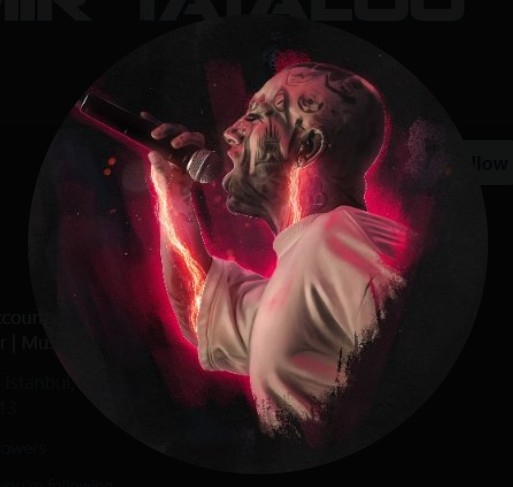 온몸에 문신을 새겼던 이란의 가수가 신성모독 혐의로 사형을 선고받았다. 사진은 아미르 호세인 마그수들루. [사진=유튜브 캡처]