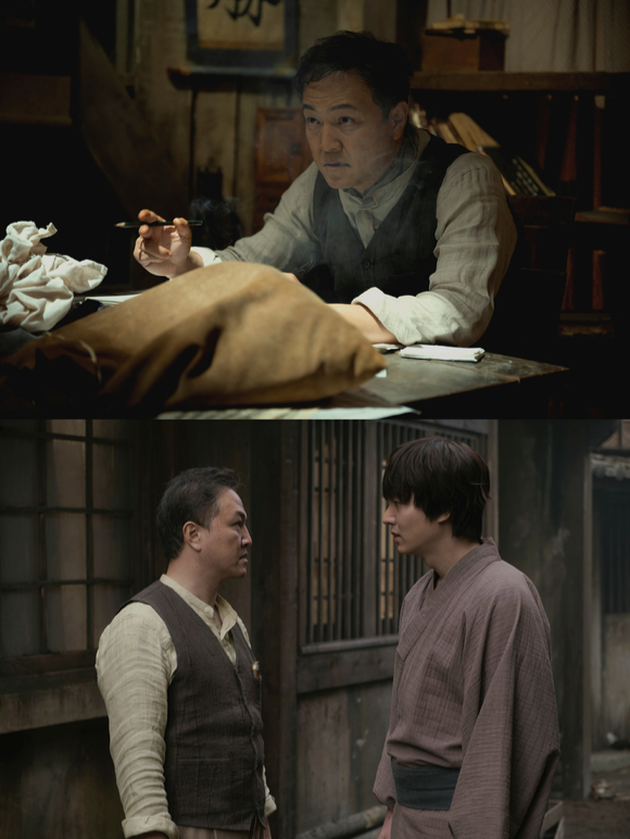 '파친코'에서 정웅인이 이민호와 부자 호흡을 맞췄다. [사진=애플TV+]