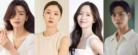 배우 전지현 서지혜 김소현 윤지온이 이음해시태그와 전속계약을 체결했다. [사진=이음해시태그]